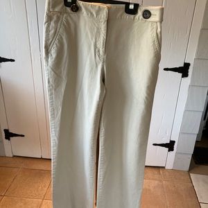 Talbots size six, stretch flared chinos